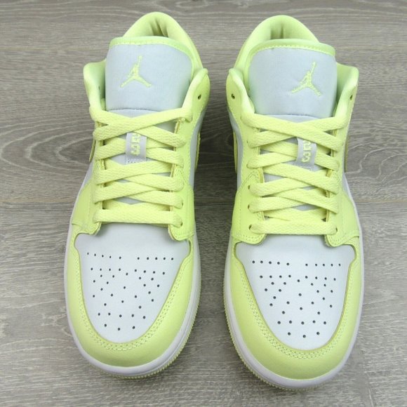 Air Jordan 1 Low Women's Size 9 Platinum White Citron Lemonade NEW - Picture 6 of 16